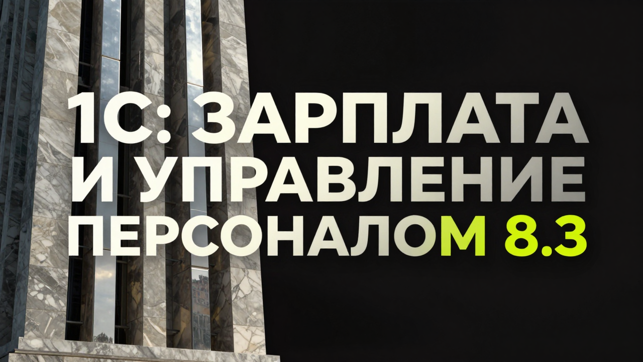 1С: Зарплата и управление персоналом 8.3