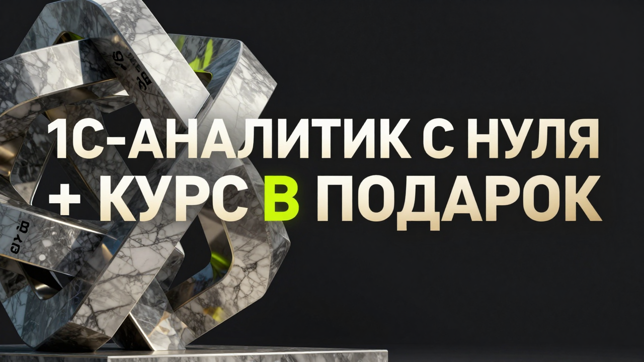 1С-аналитик с нуля + курс в подарок